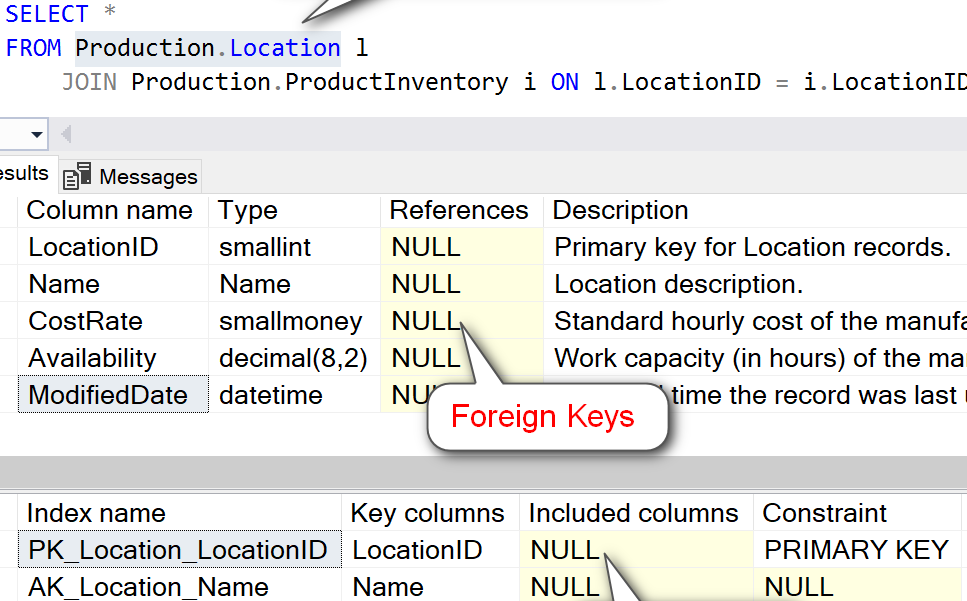 sp_xdetails – index and table info